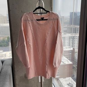 Torrid size 3 (22/24) blush pink sweater